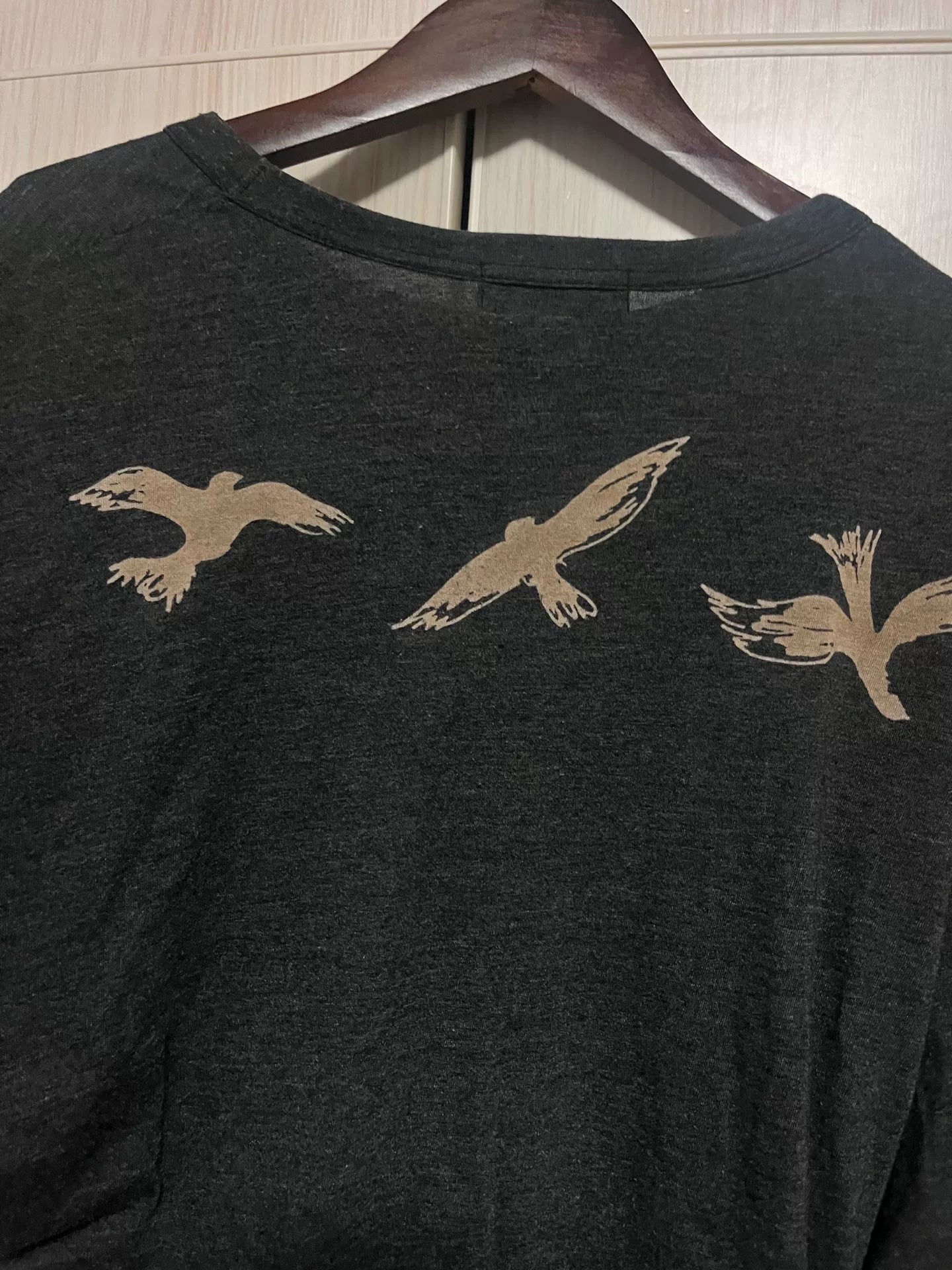 Yohji Yamamoto Raven Print Long Sleeve