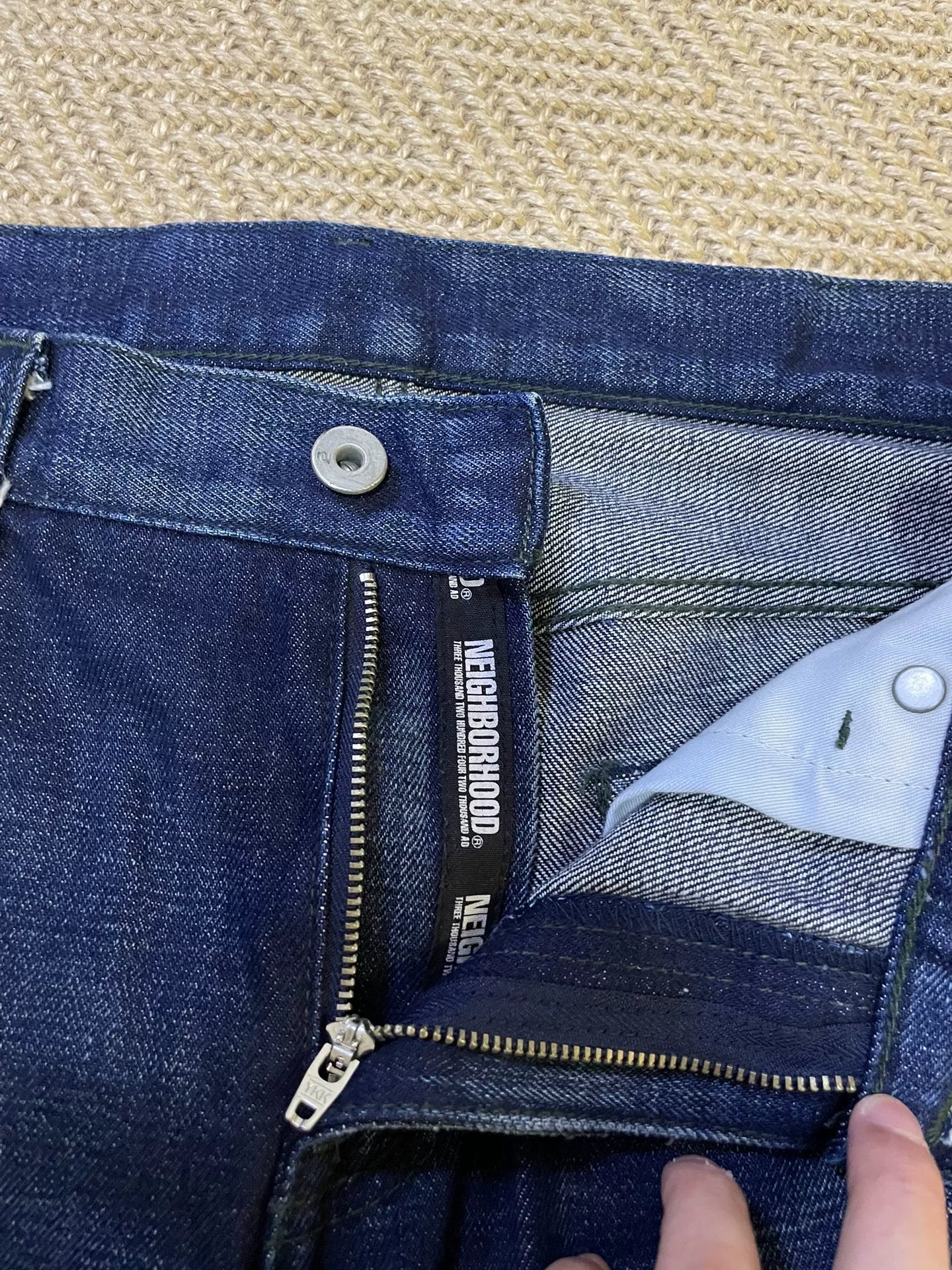 NEIGHBORHOOD Early Distressed Denim Jeans