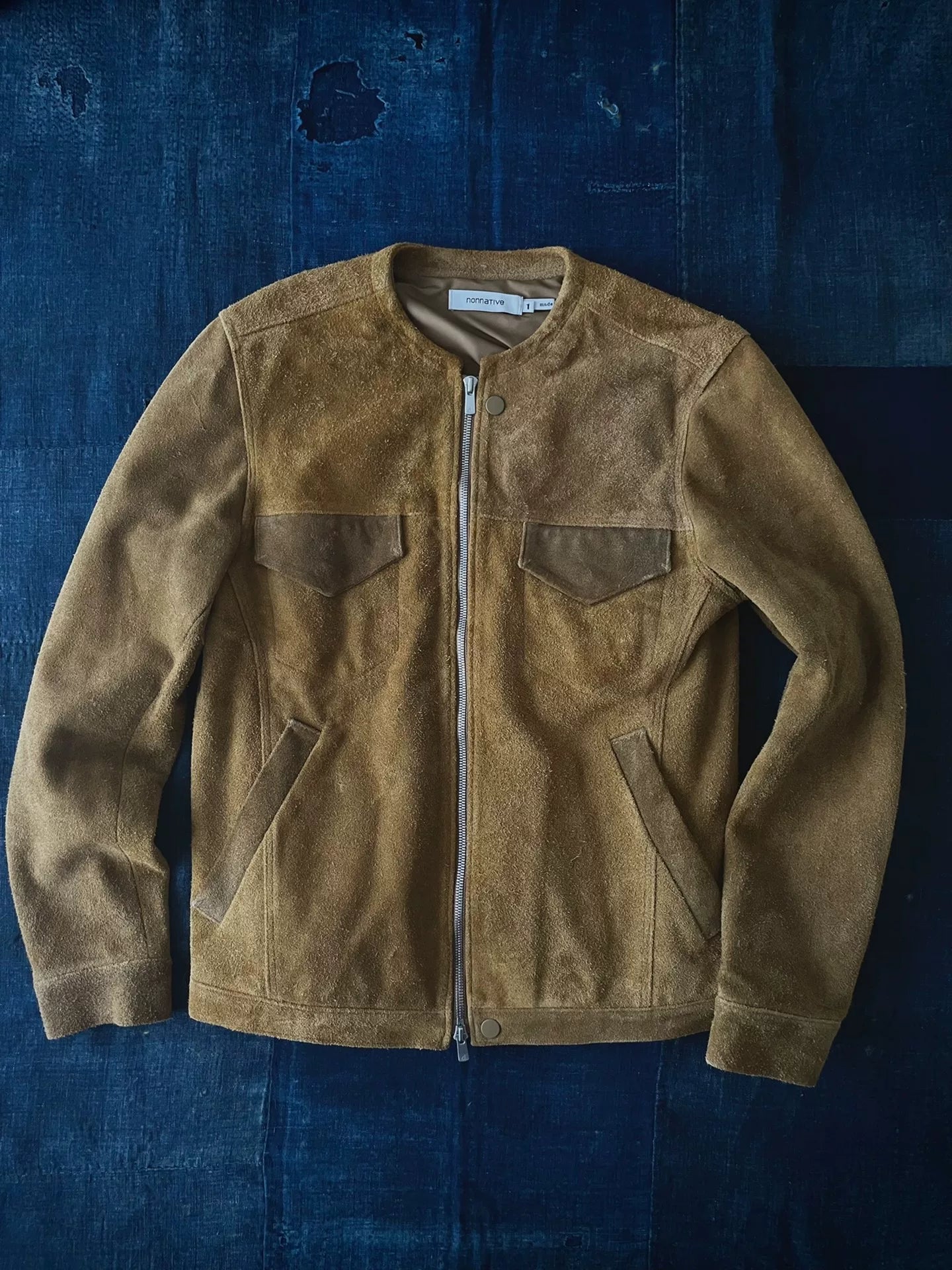 nonnative Suede Trucker Blouson Jacket