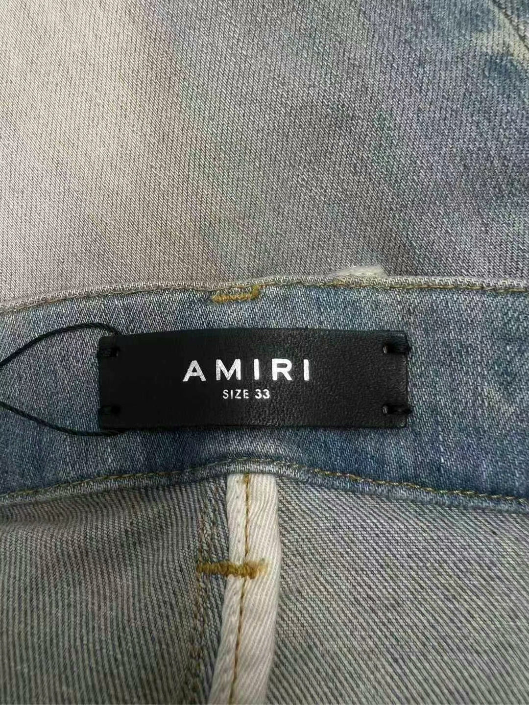 amiri logo denim pants in great condition