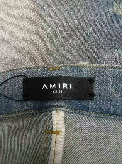 amiri logo denim pants in great condition