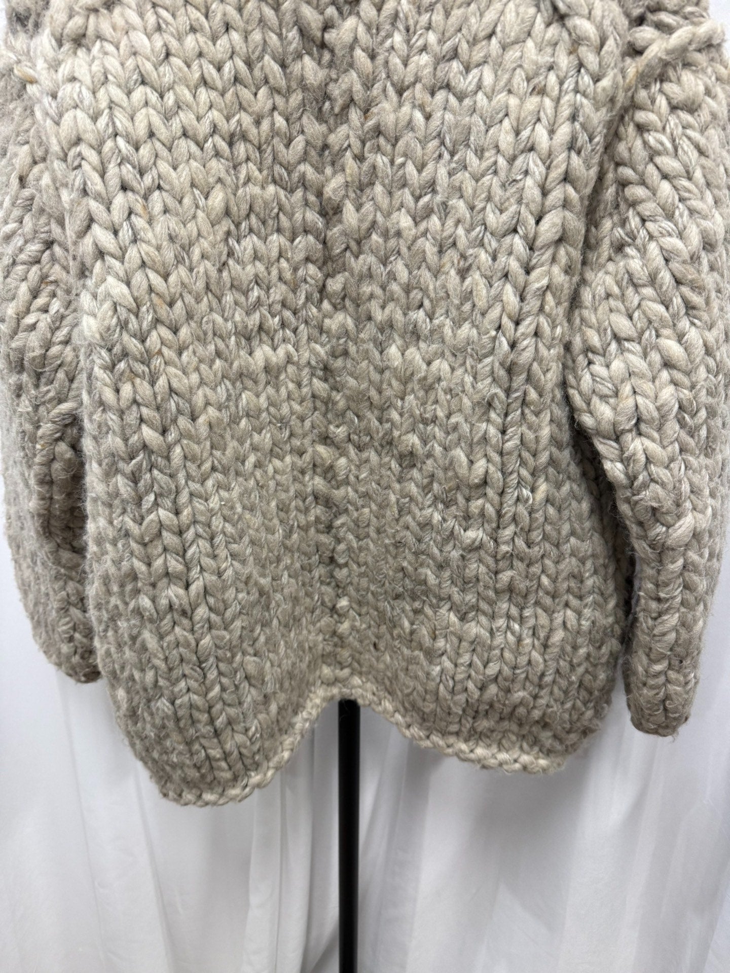 Yohji Yamamoto Thick Knit Sweater Coat