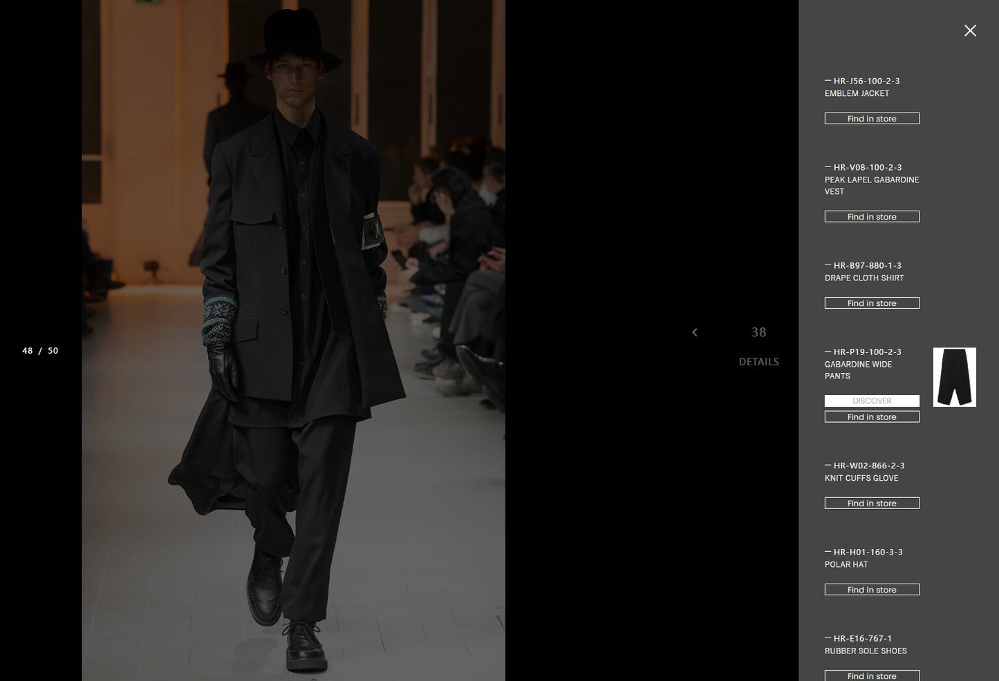 Yohji Yamamoto 20AW Wool Trousers
