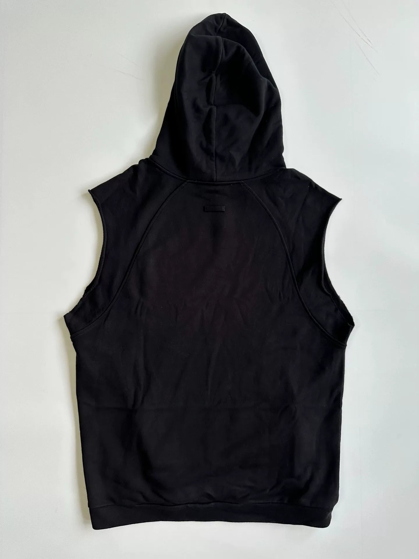 RAF SIMONS Sleeveless Hoodie in Black