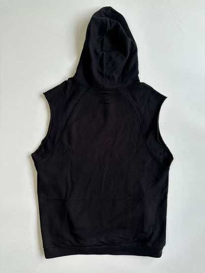 RAF SIMONS Sleeveless Hoodie in Black