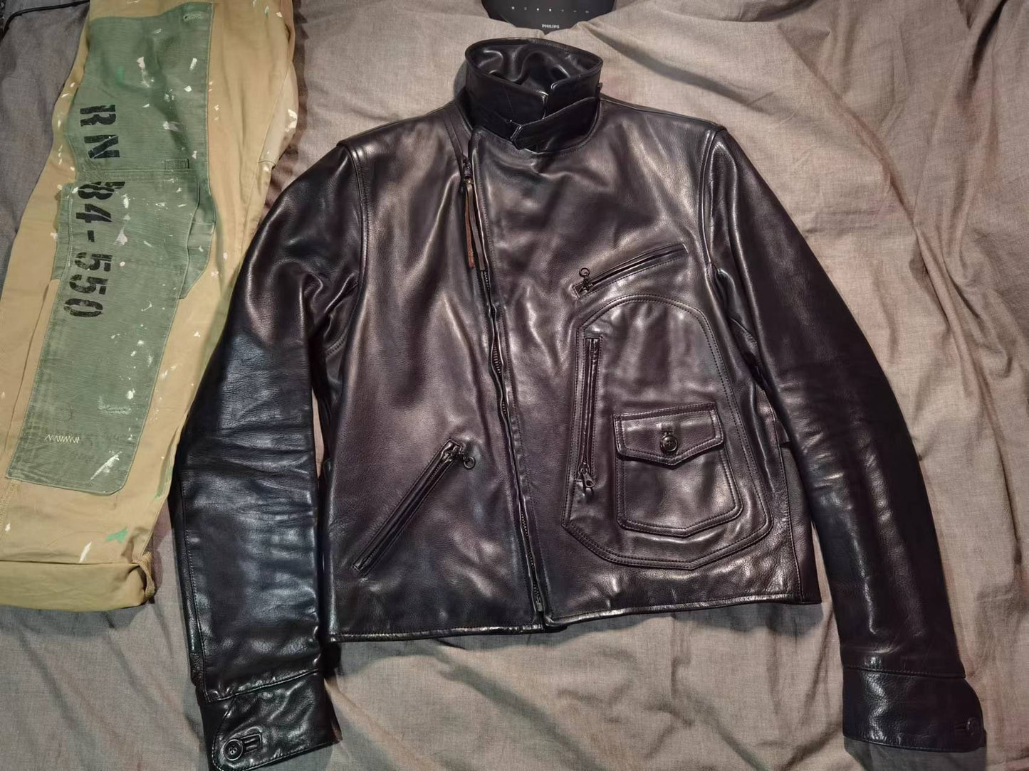 Ralph Lauren Vintage Motorcycle Leather Jacket
