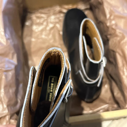 Clinch Jodhpur Black Leather Boots
