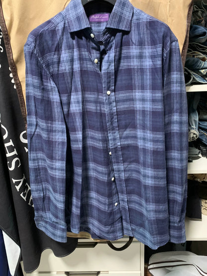 ralph lauren purple label long sleeve shirt
