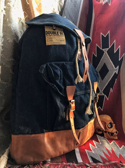 RRL Ralph Lauren Indigo Parachute Backpack
