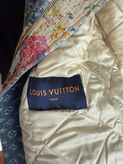 Louis Vuitton Floral Embroidered Denim Jacket