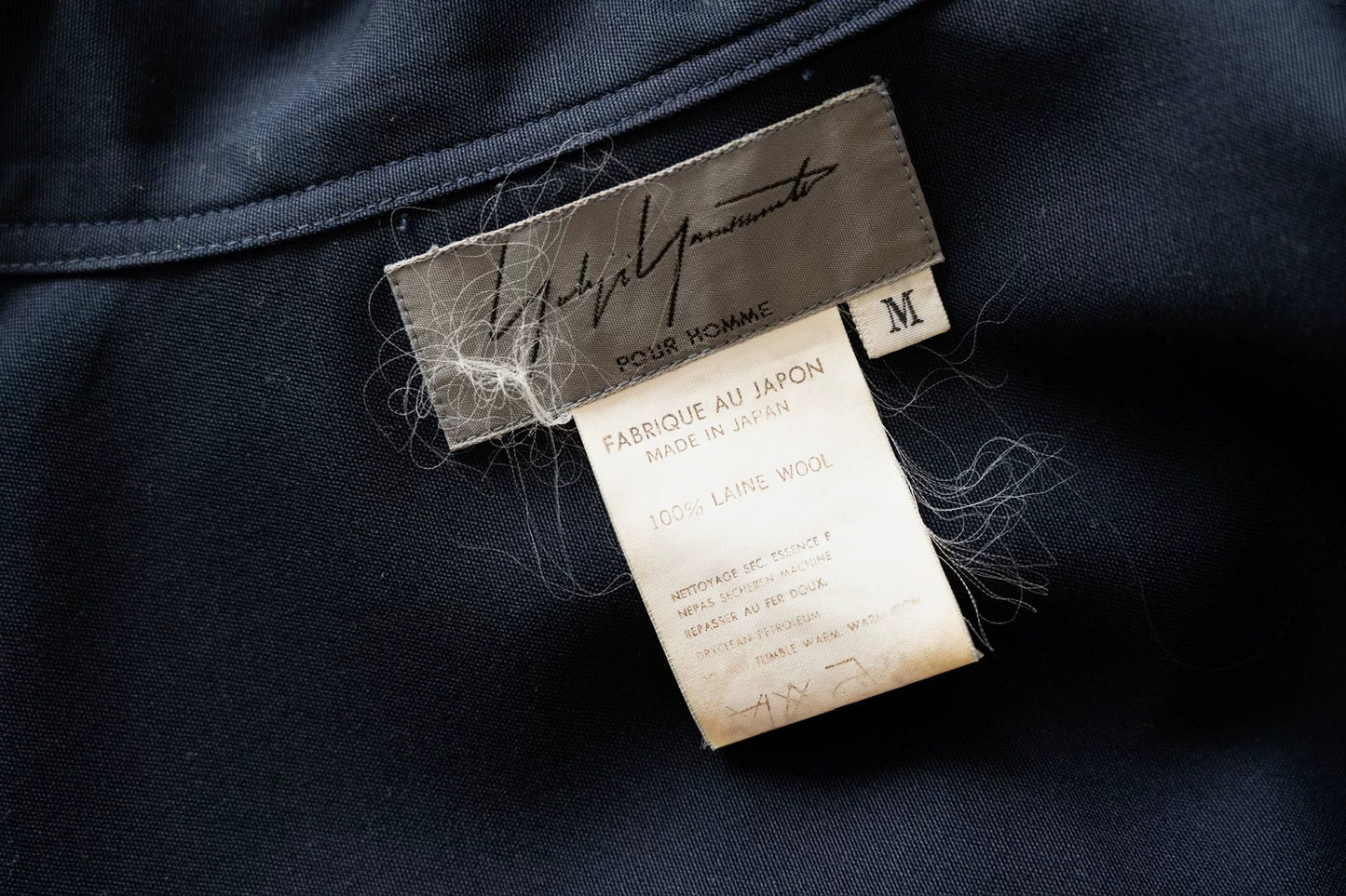 Yohji Yamamoto Zip-Up Oversized Jacket