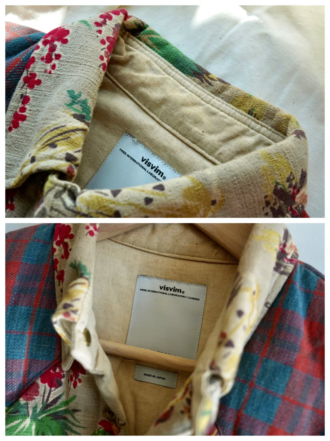 visvim Beige Kerchief Down Jacket
