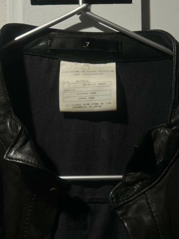 JULIUS 2004AW Leather Shirt