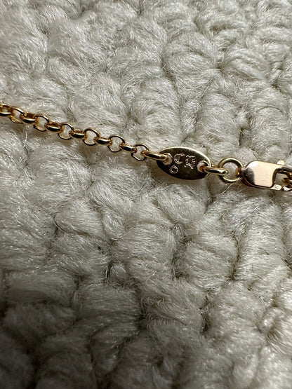 Chrome Hearts 22k RollChain Gold Necklace