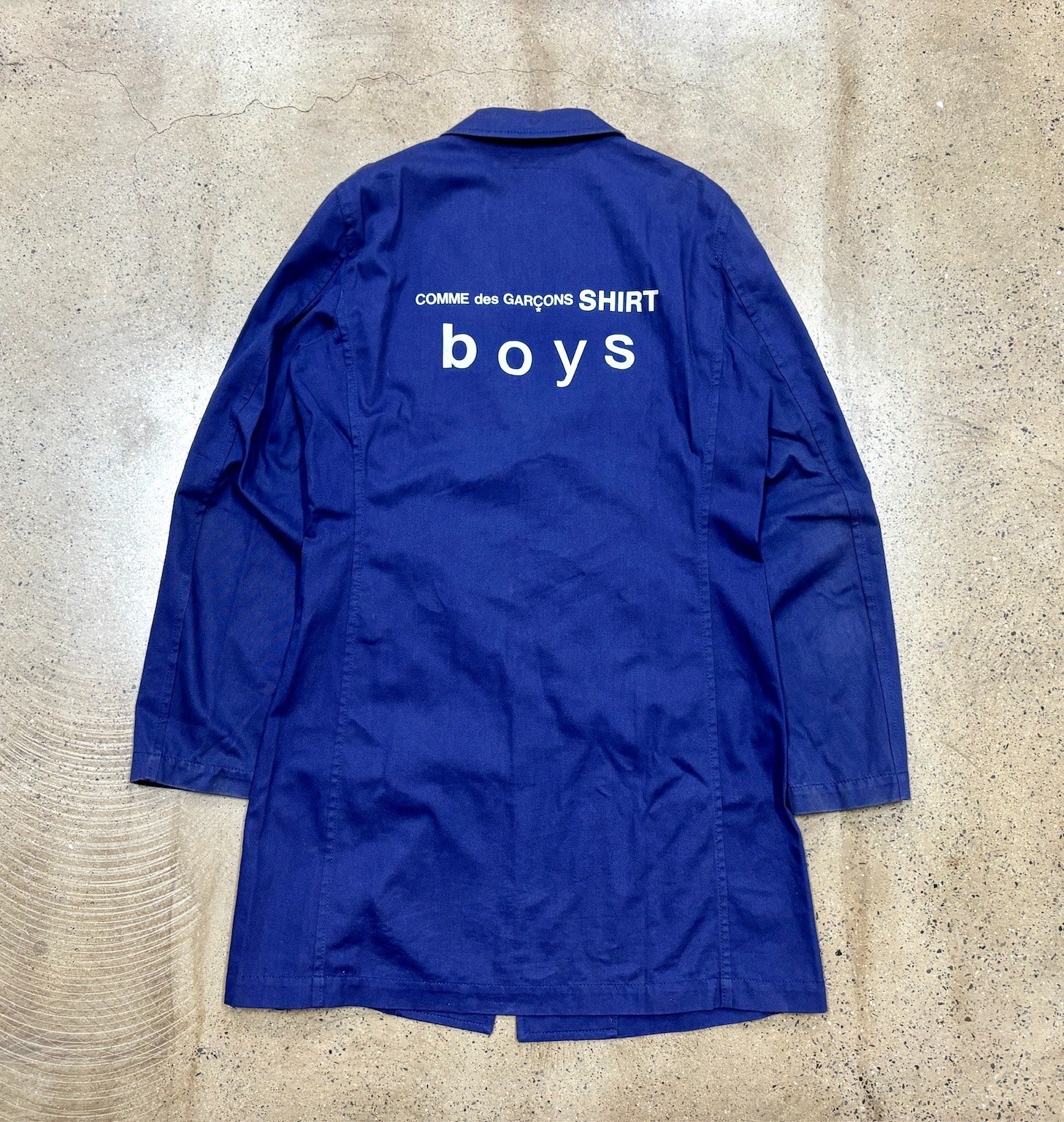 Comme Des Garcons Boys Line Trench Coat