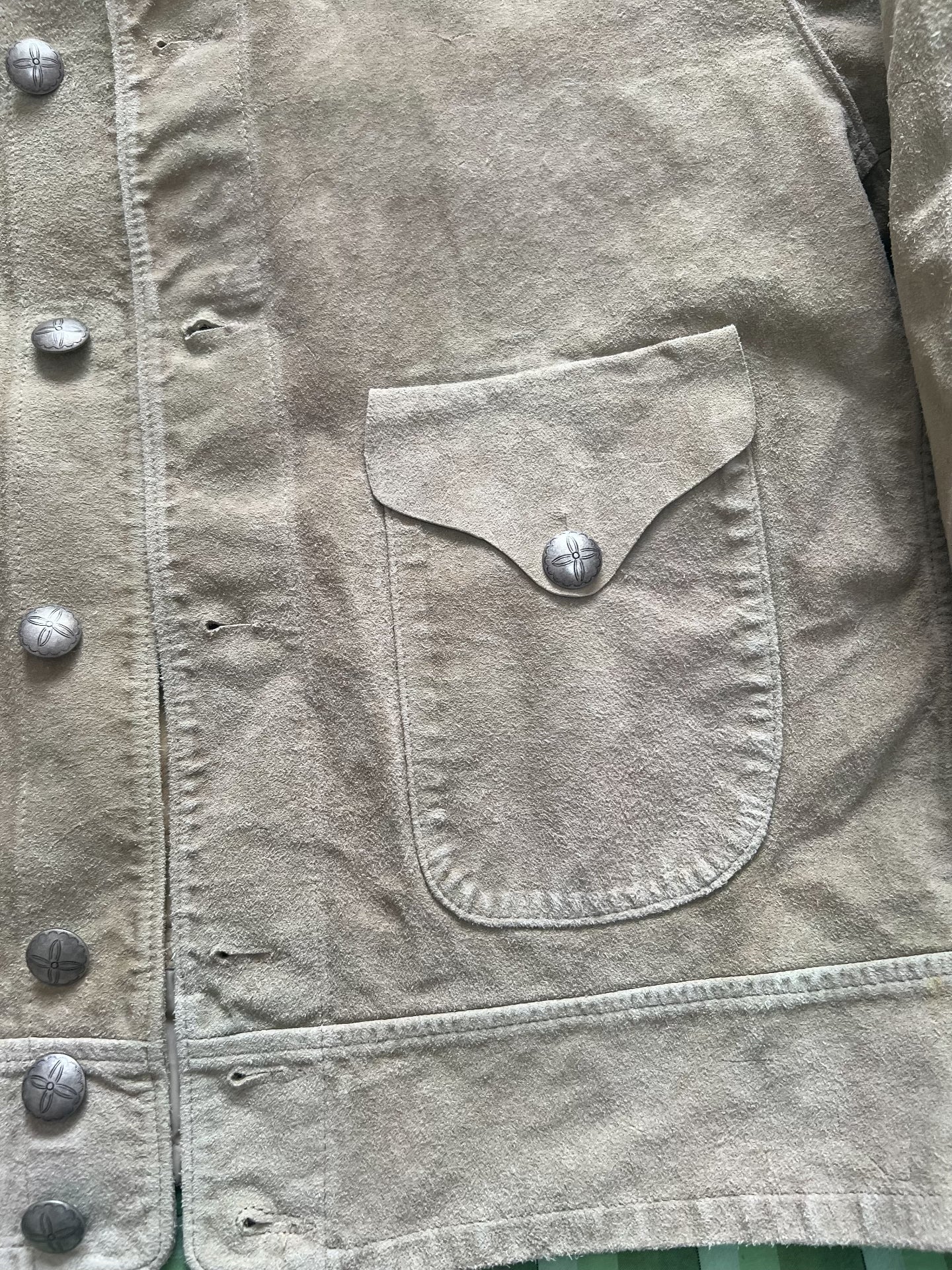 RRL Men's Summer Roughout Suede Jacket