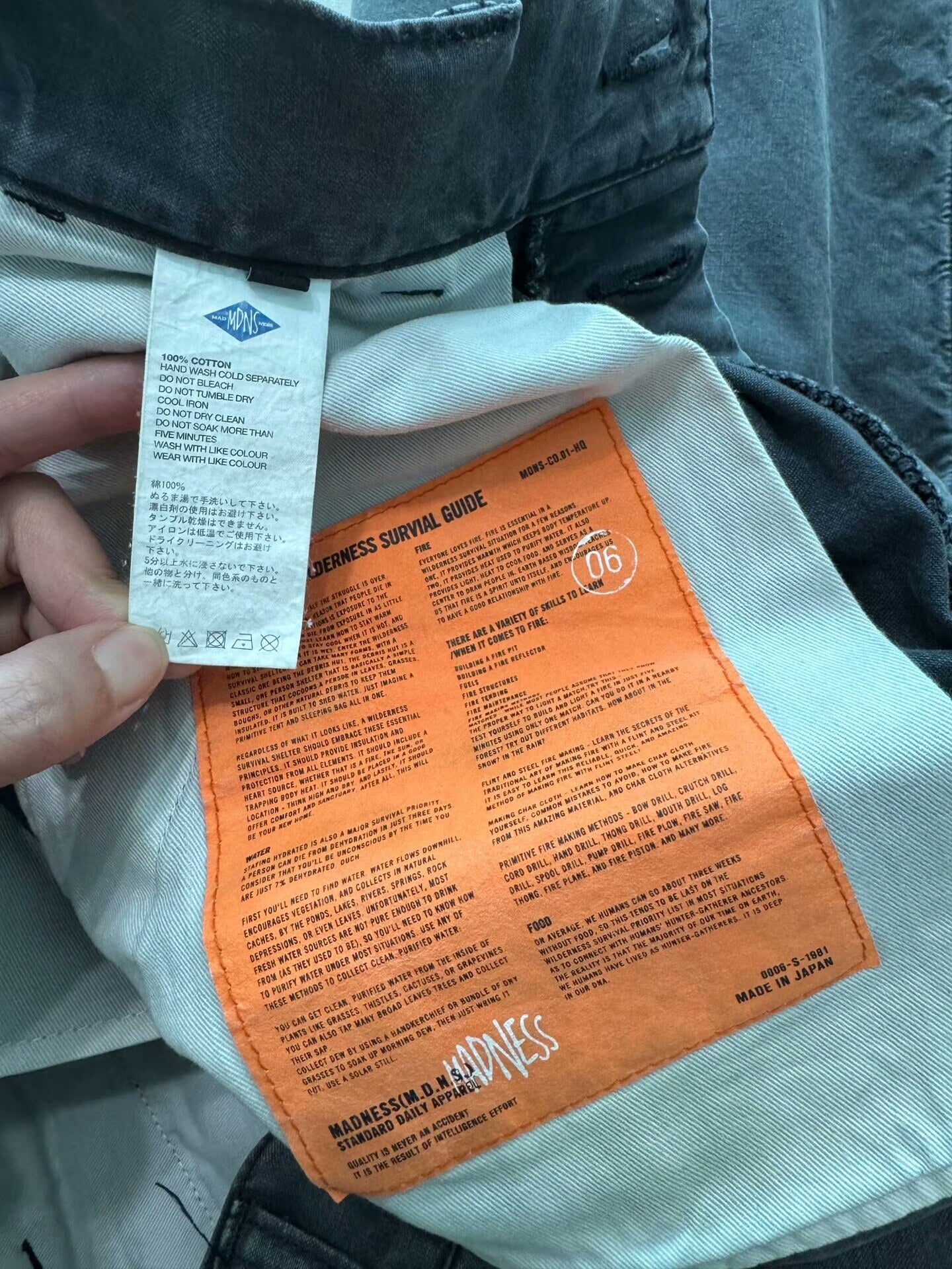 madness chino pants with dual pleats