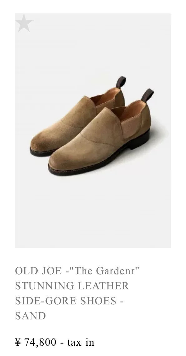 OLD JOE Gardenr Leather Side-Gore Sandals