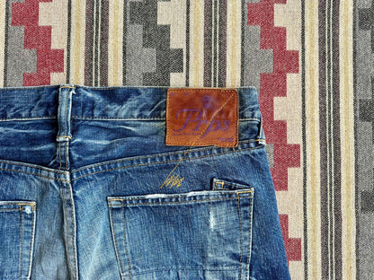 Prps Heavily Washed Distressed Jeans
