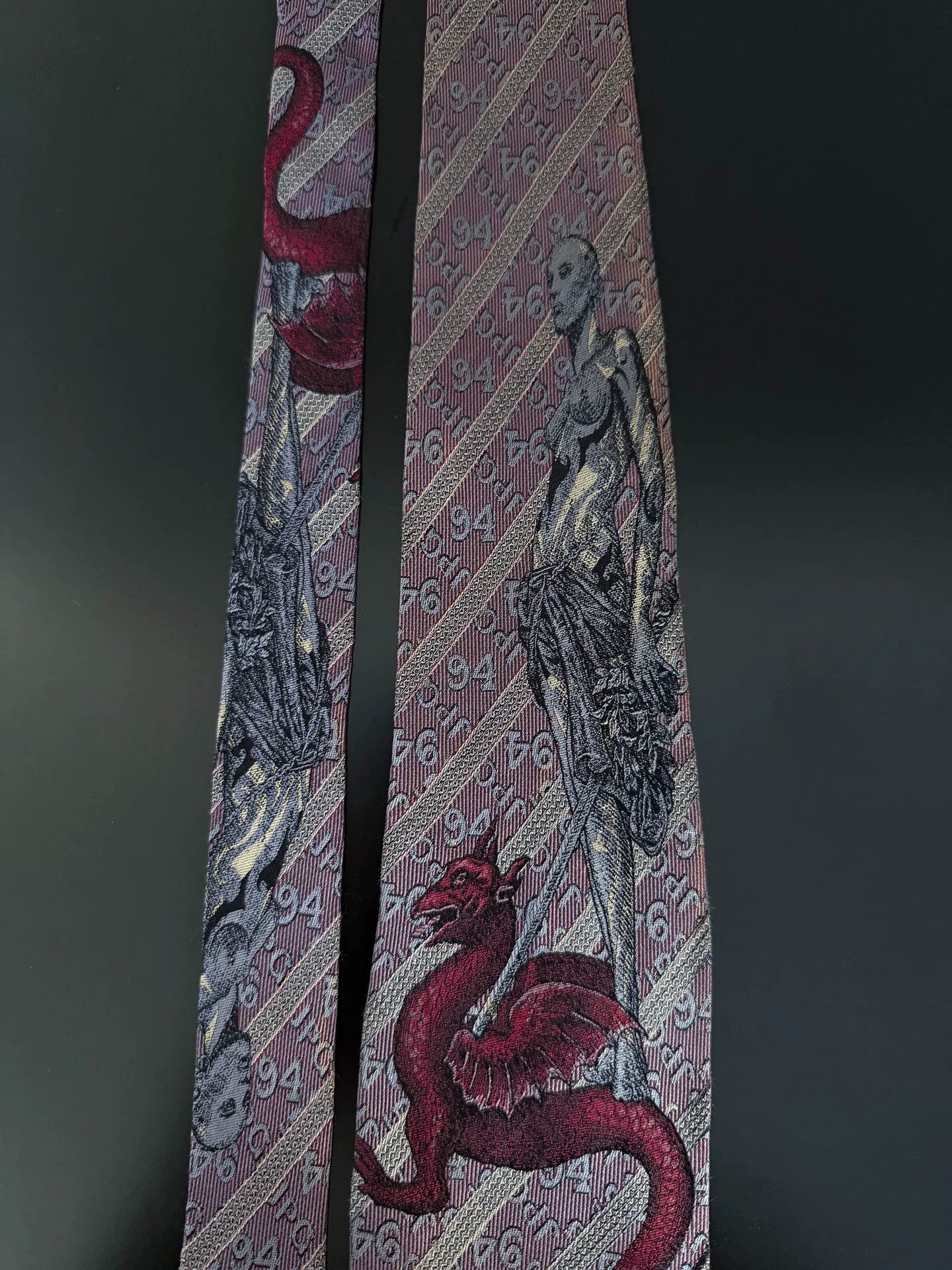 Jean Paul Gaultier Sci-fi Design Tie