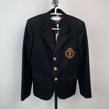 Saint Laurent Black Wool/Silk Blazer