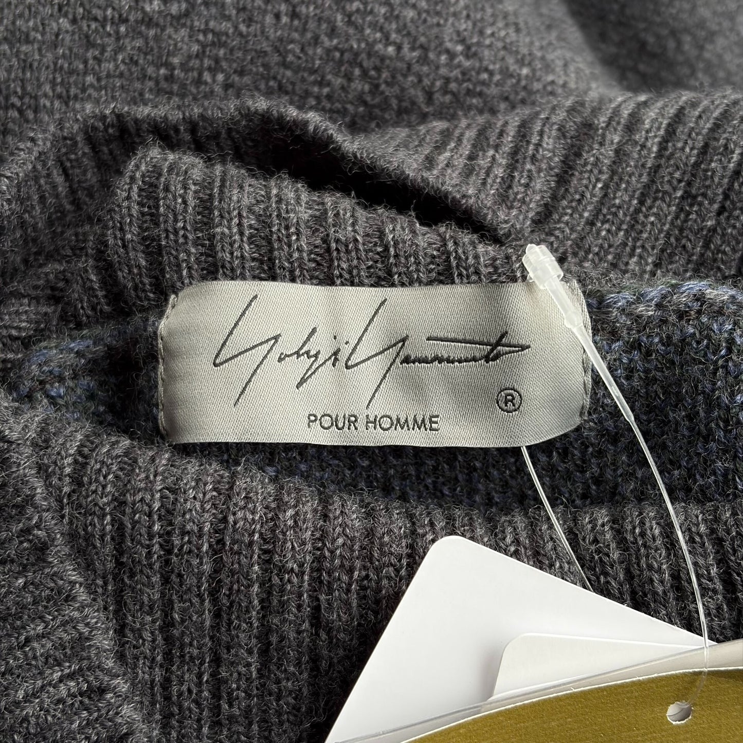 yohji yamamoto striped turtleneck sweater