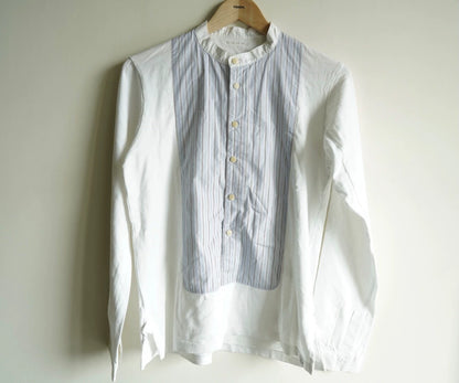 visvim marcella kurta striped long sleeve shirt