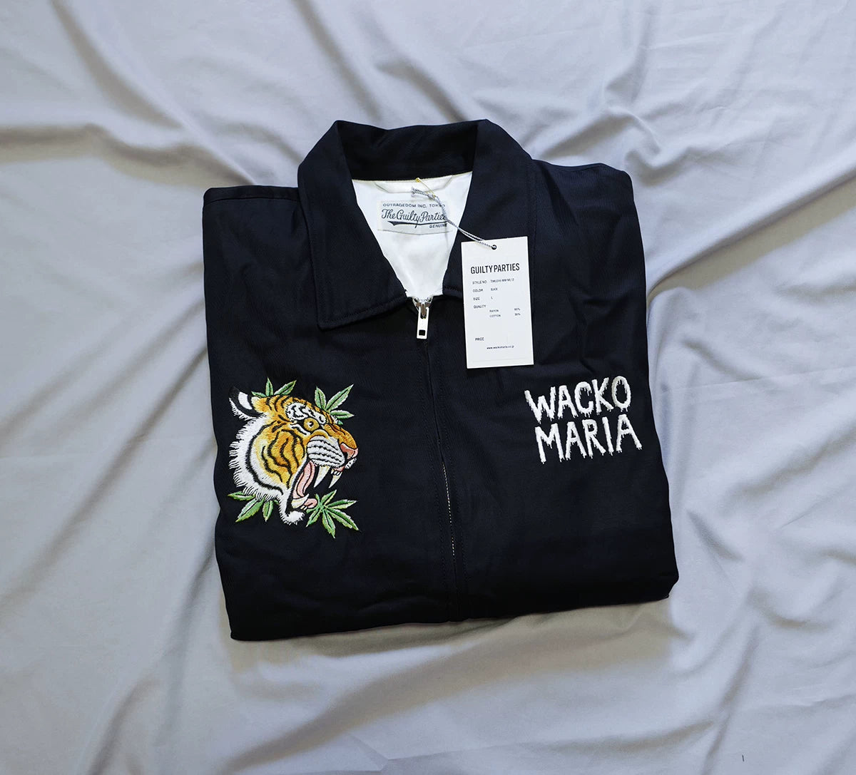 wacko maria tim lehi embroidered tiger jacket