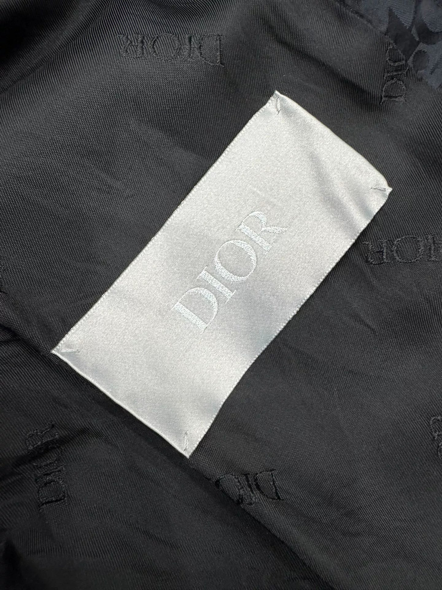 dior printed pilot jacket size 48