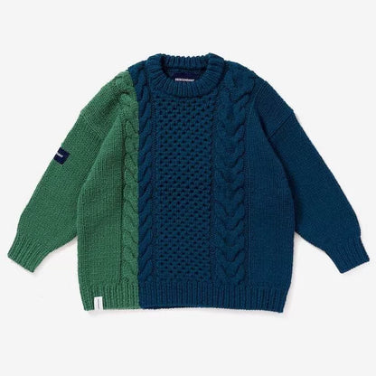 DESCENDANT Aran Wool Knit Sweater