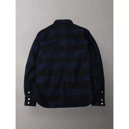 The Flat Head Limited Rope-Dyed Western Flannel Plaid Workwear Shirt