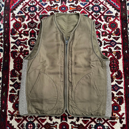 visvim iris liner vest in nylon