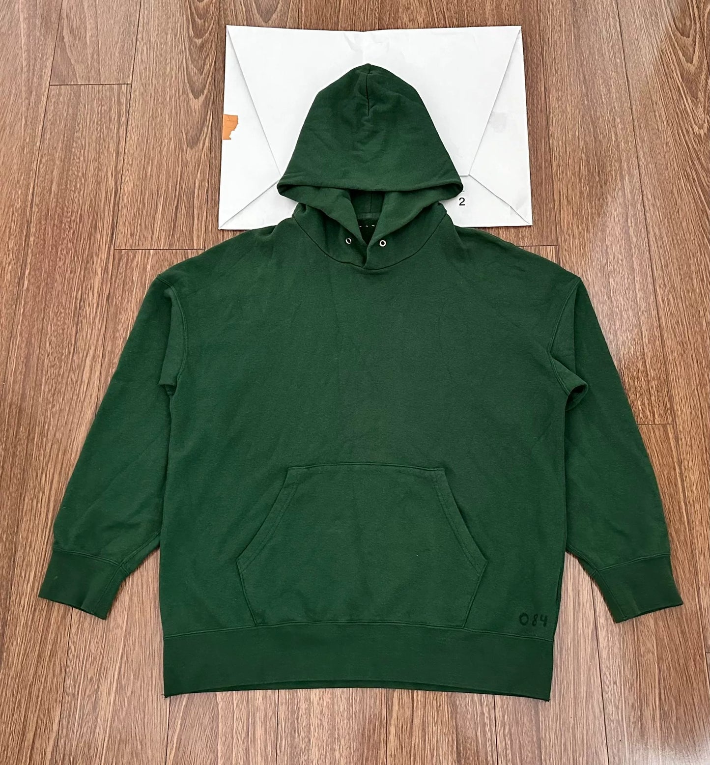 visvim 18ss jumbo hoodie in green