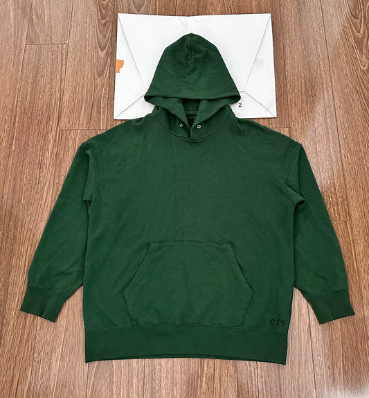 visvim 18ss jumbo hoodie in green