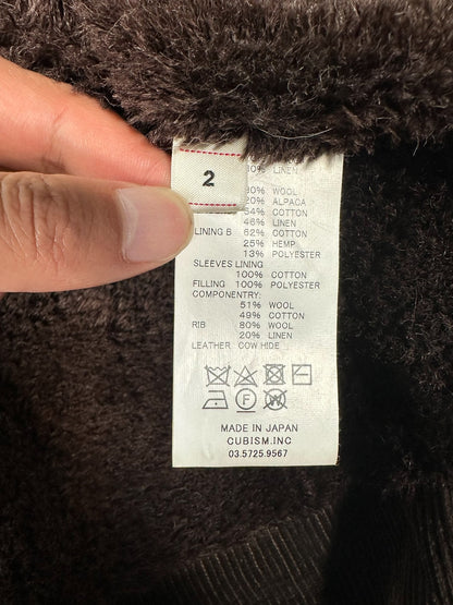visvim mariposa ranch coat in brown