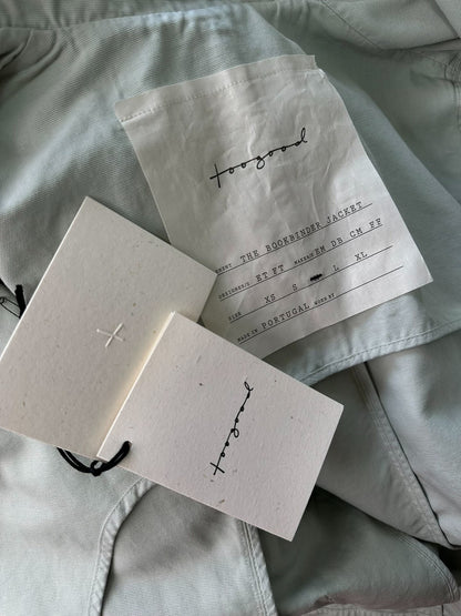 toogood bookbinder jacket in light gray