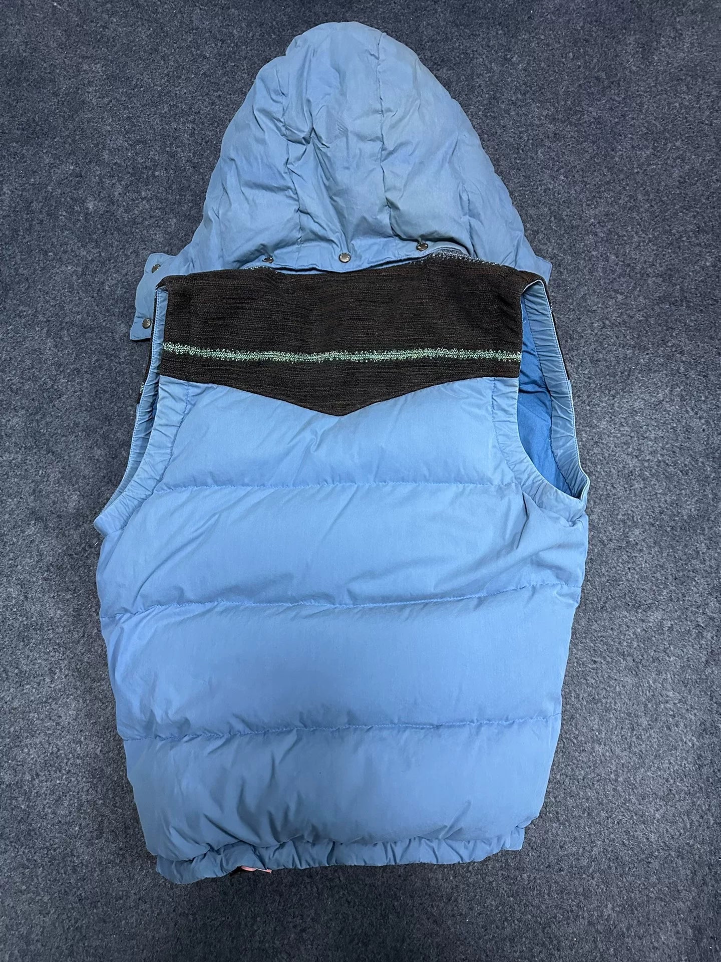 Visvim×Moncler V Hooded Puffer Vest