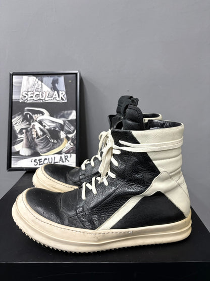 Rick Owens RO10SS High-Top Leather Shoes