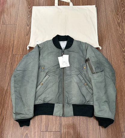 visvim thorson jacket ma-1 in green