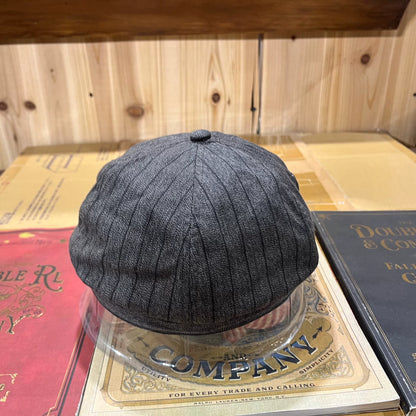 rrl newsboy cap in dark gray