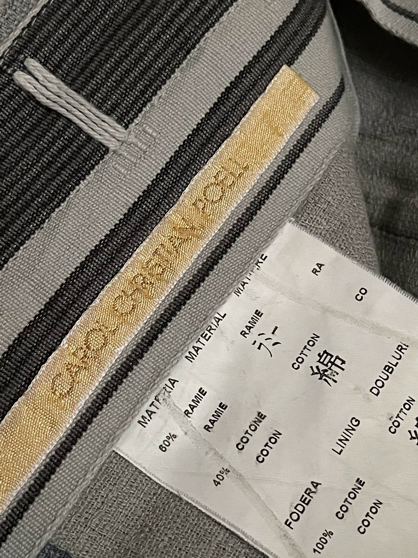 Carol Christian Poell Tailored Linen Pants