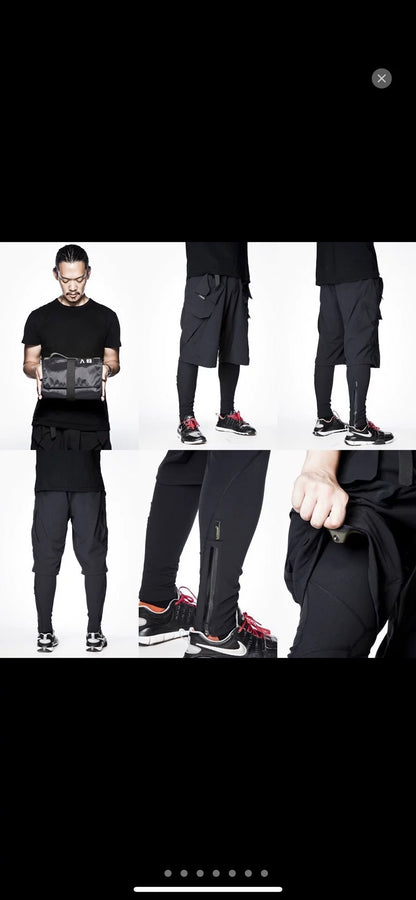 acronym set 2-sp3 shorts with leg sleeves