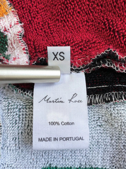 martinerose embroidered patchwork hoodie