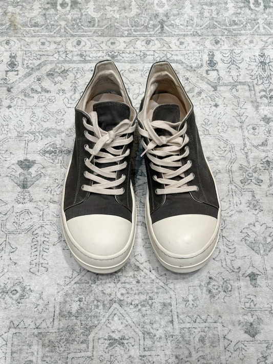 Rick Owens x Converse Gray Canvas Low Top