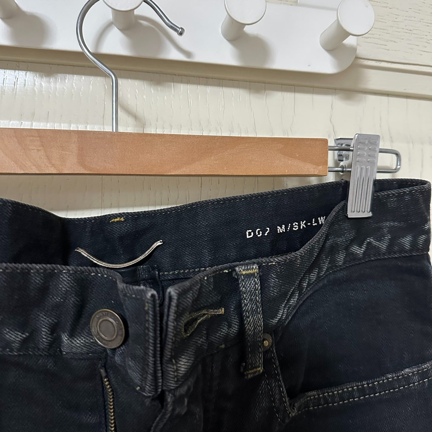 Saint Laurent Black Distressed Jeans