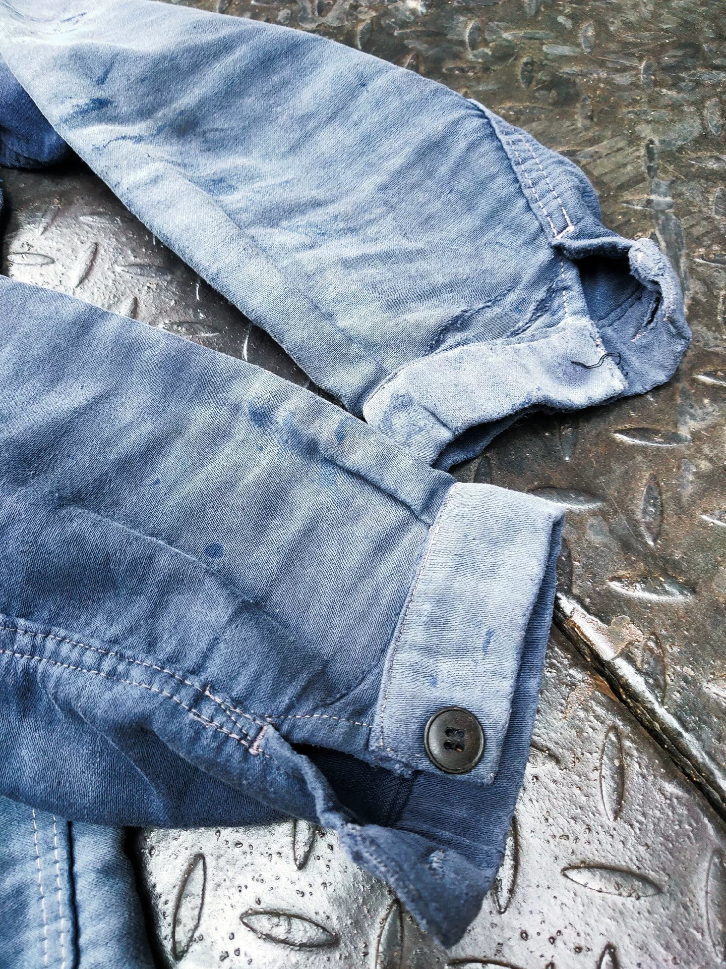 1940s French Moleskin Work Jacket