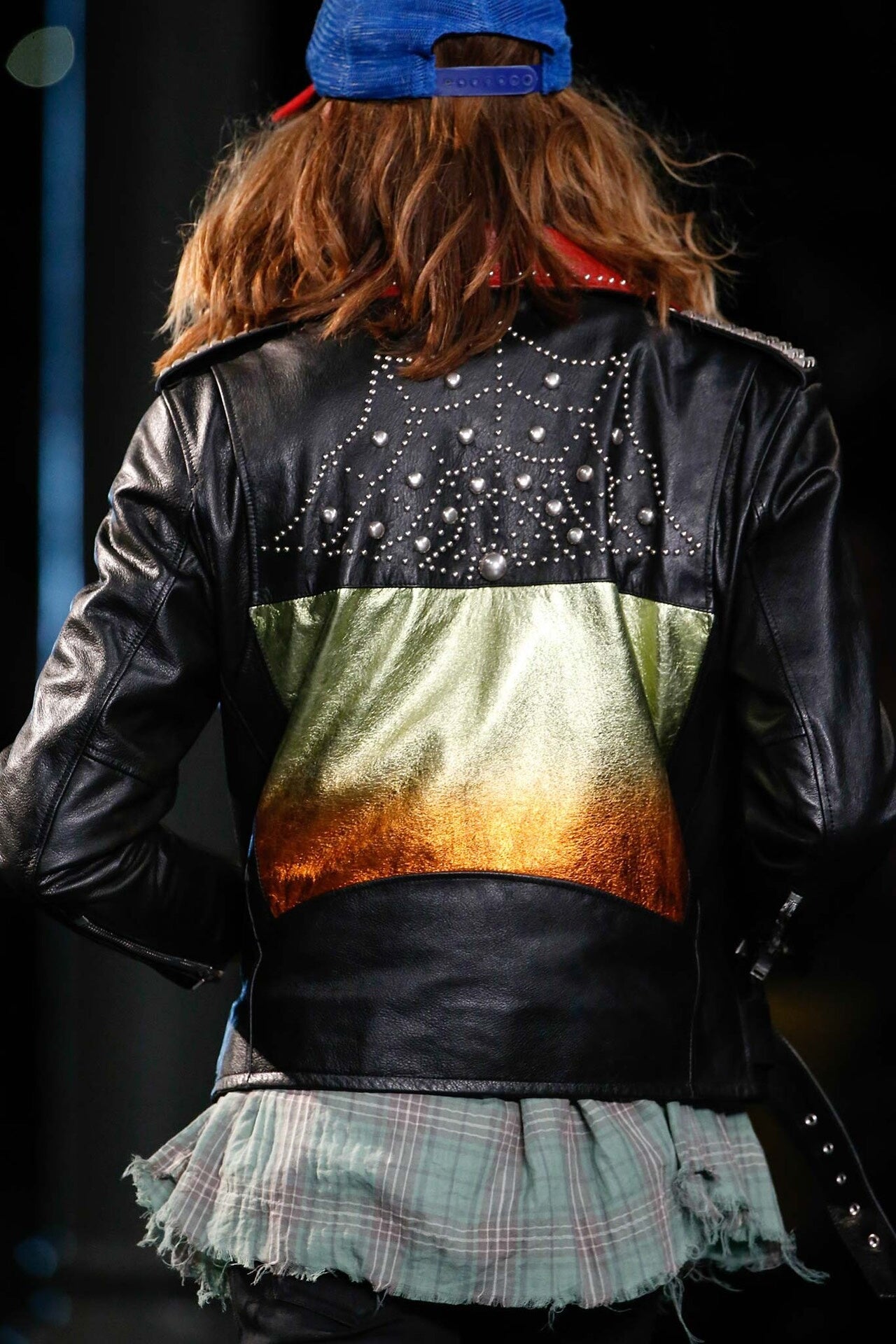 saint laurent plaid green shirt