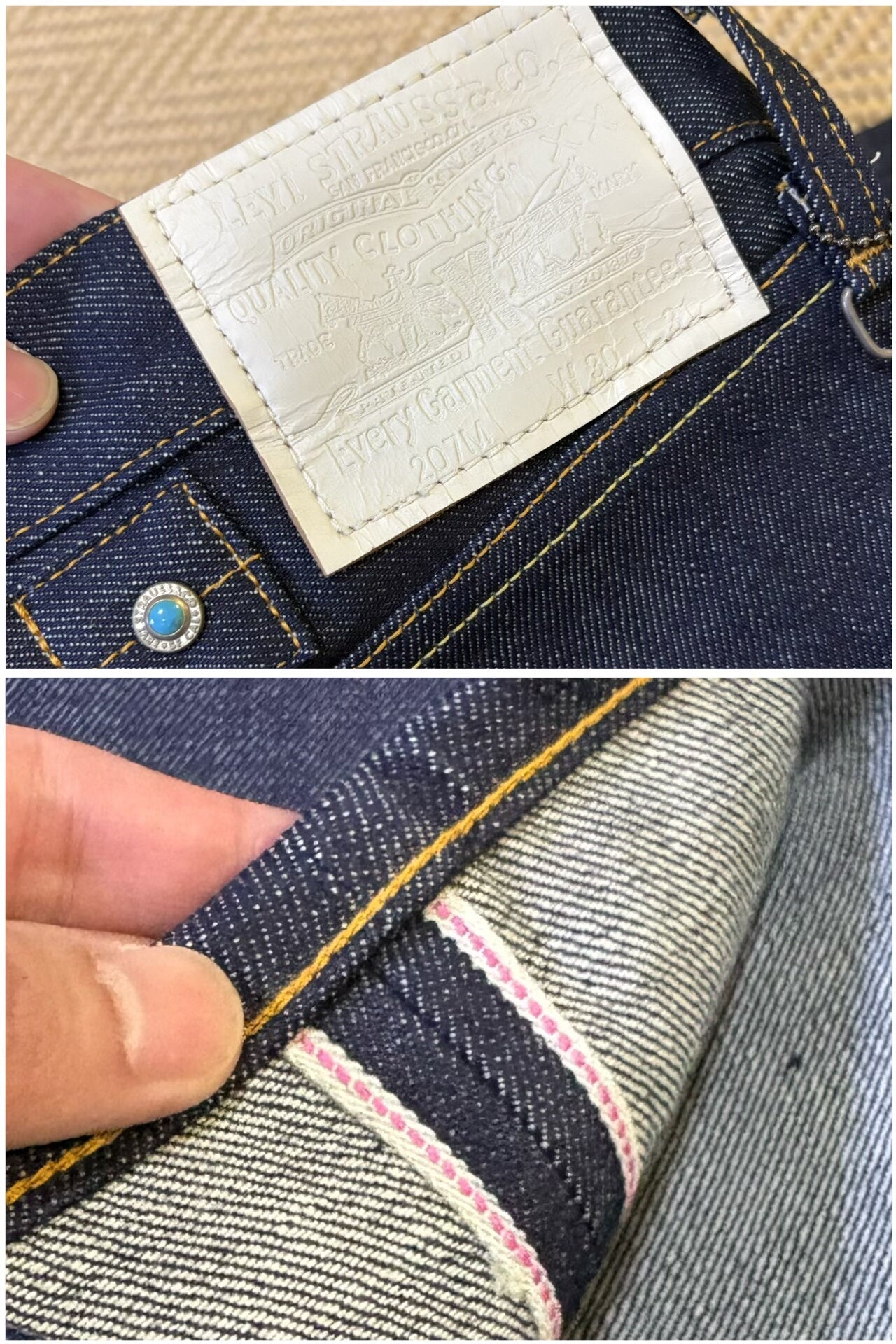 levis fenom turquoise denim pants