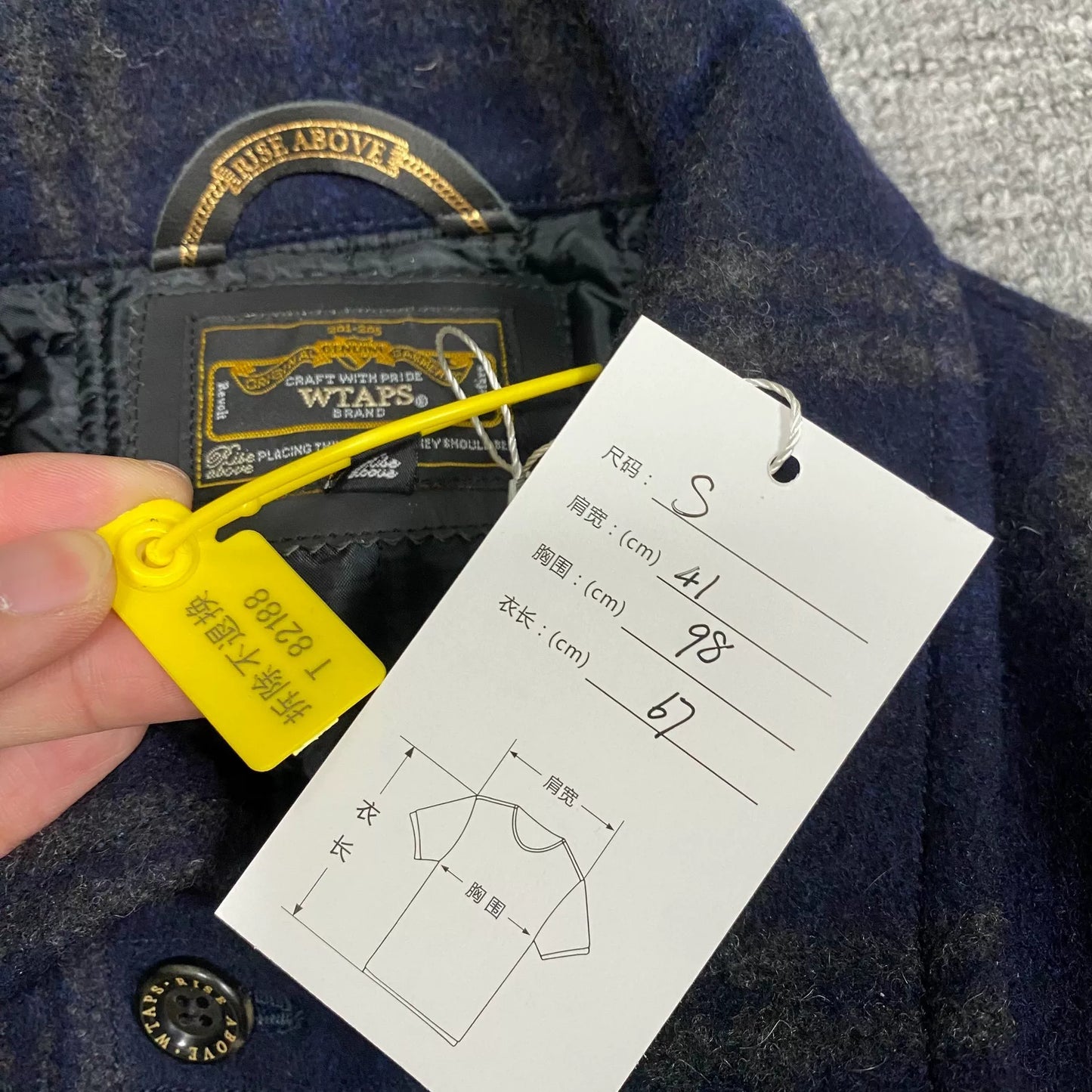 WTAPS 10AW Grease Plaid Jacket