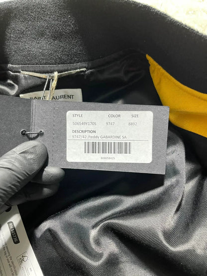 saint laurent gold bomber jacket